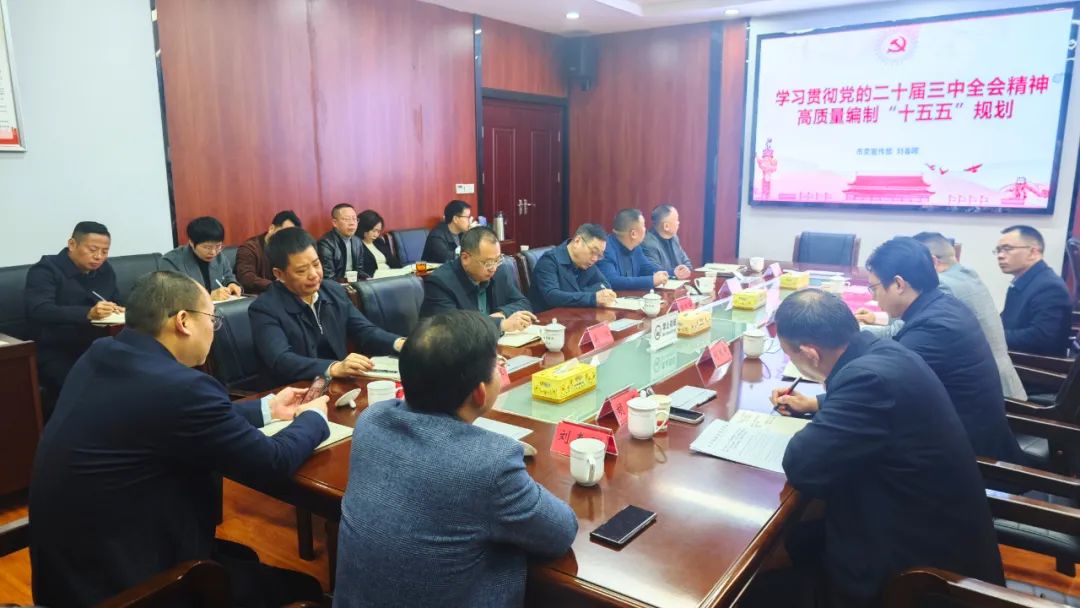 衡陽國投集團(tuán)黨委理論學(xué)習(xí)中心組(擴(kuò)大)舉行2025年第三次集體學(xué)習(xí) 衡陽國投集團(tuán)黨委理論學(xué)習(xí)中心組(擴(kuò)大)舉行2025年第三次集體學(xué)習(xí)